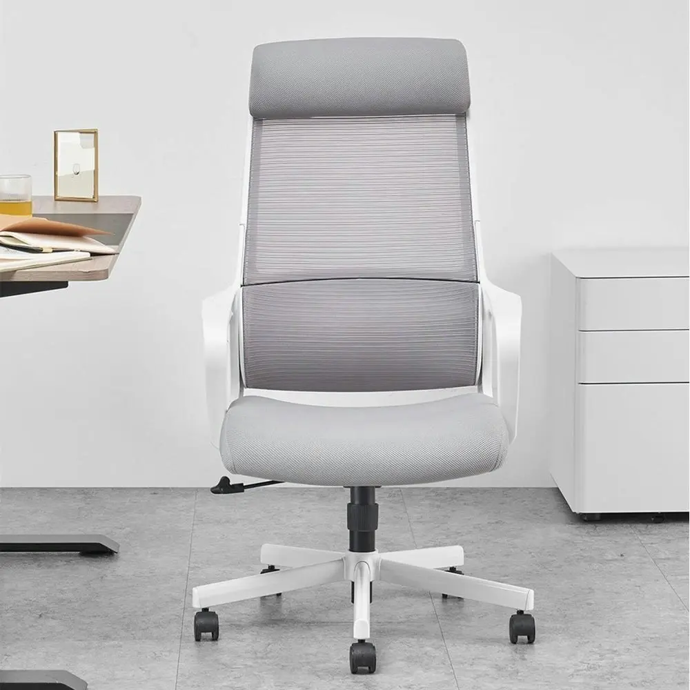 Maestro Furniture Jair High Back Ergonomic Fabric Office Task Comptuer Working Chair - Grey