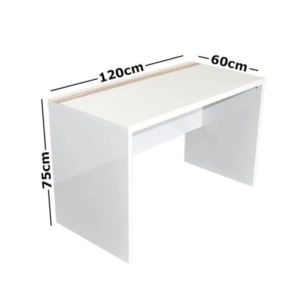 Abbey Small Office Desk - White