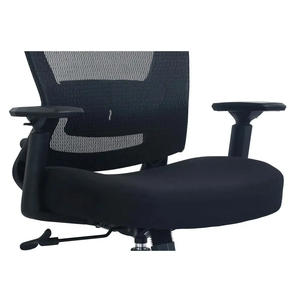 Maestro Furniture Daisy Fabric Seat Executive Manager Office Task Computer Working Chair - Black