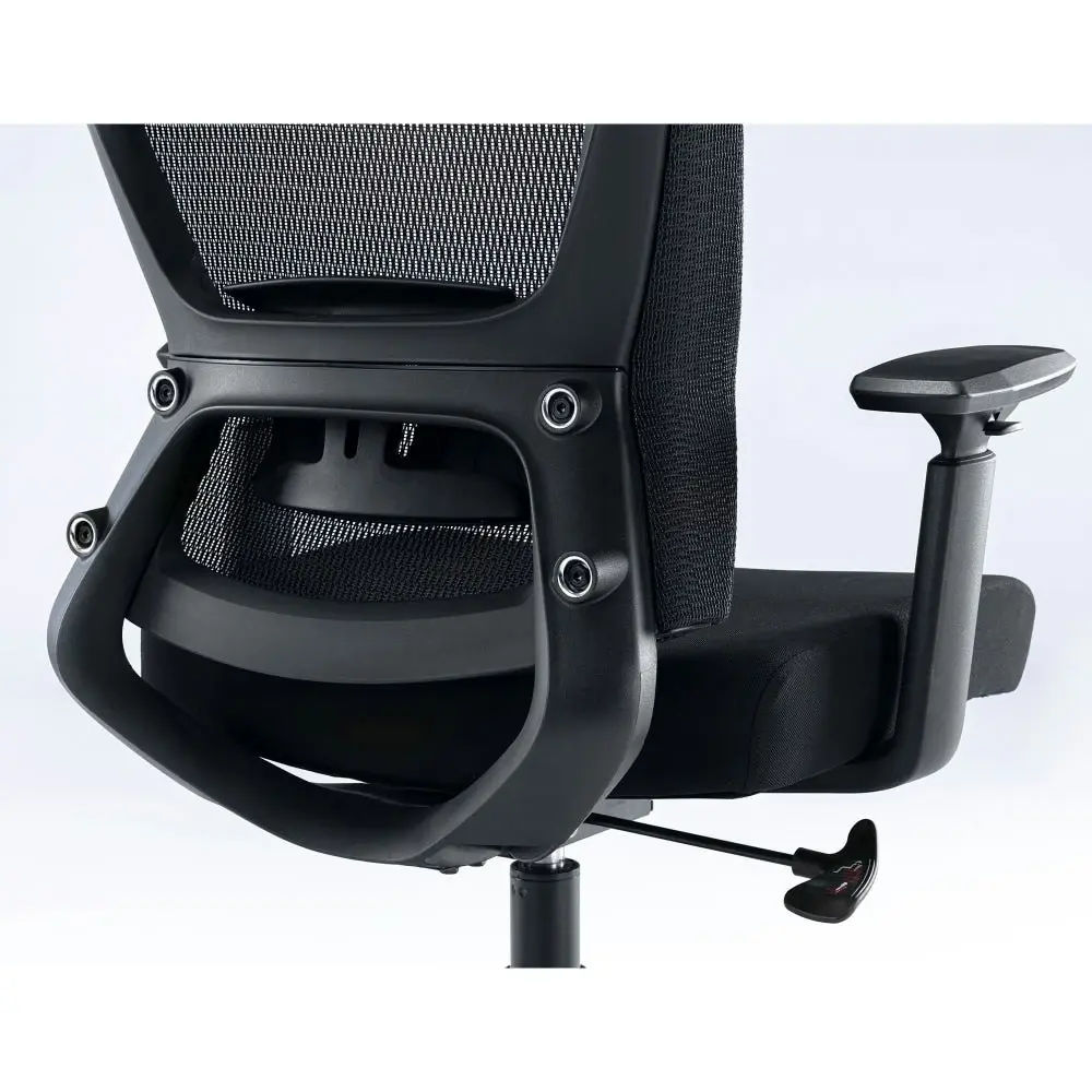 Maestro Furniture Daisy Fabric Seat Executive Manager Office Task Computer Working Chair - Black