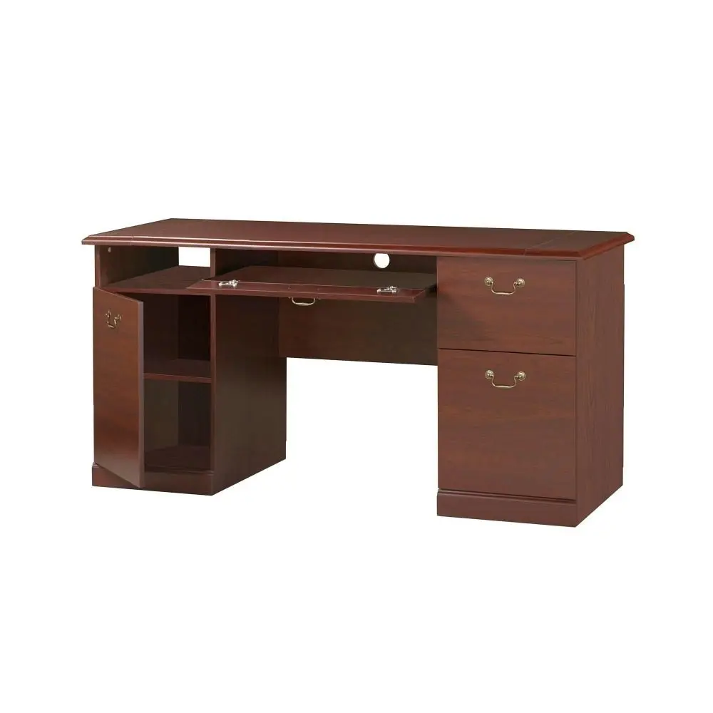 Maestro Furniture Kerney Executive Manager Home Office Computer Working Desk - Cherry