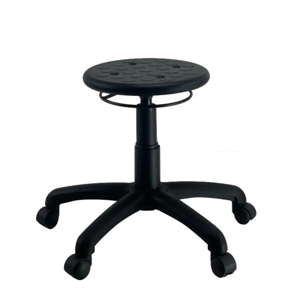 UNIX GOLDSTEIN Round Base Lab Task Stool Office Computer Chair - Black