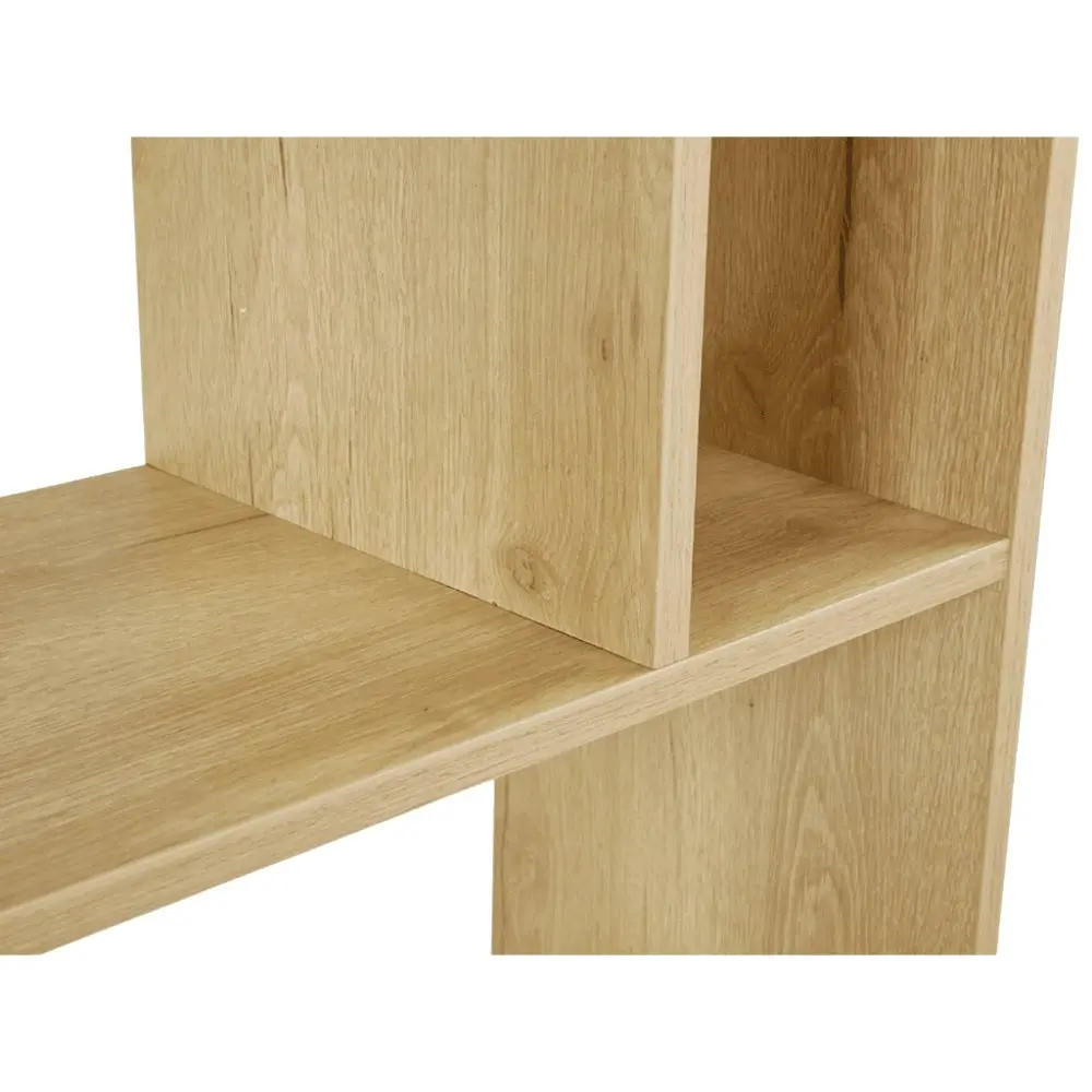 Design Square 5-Tier Bookcase Display Shelf Cabinet - Natural