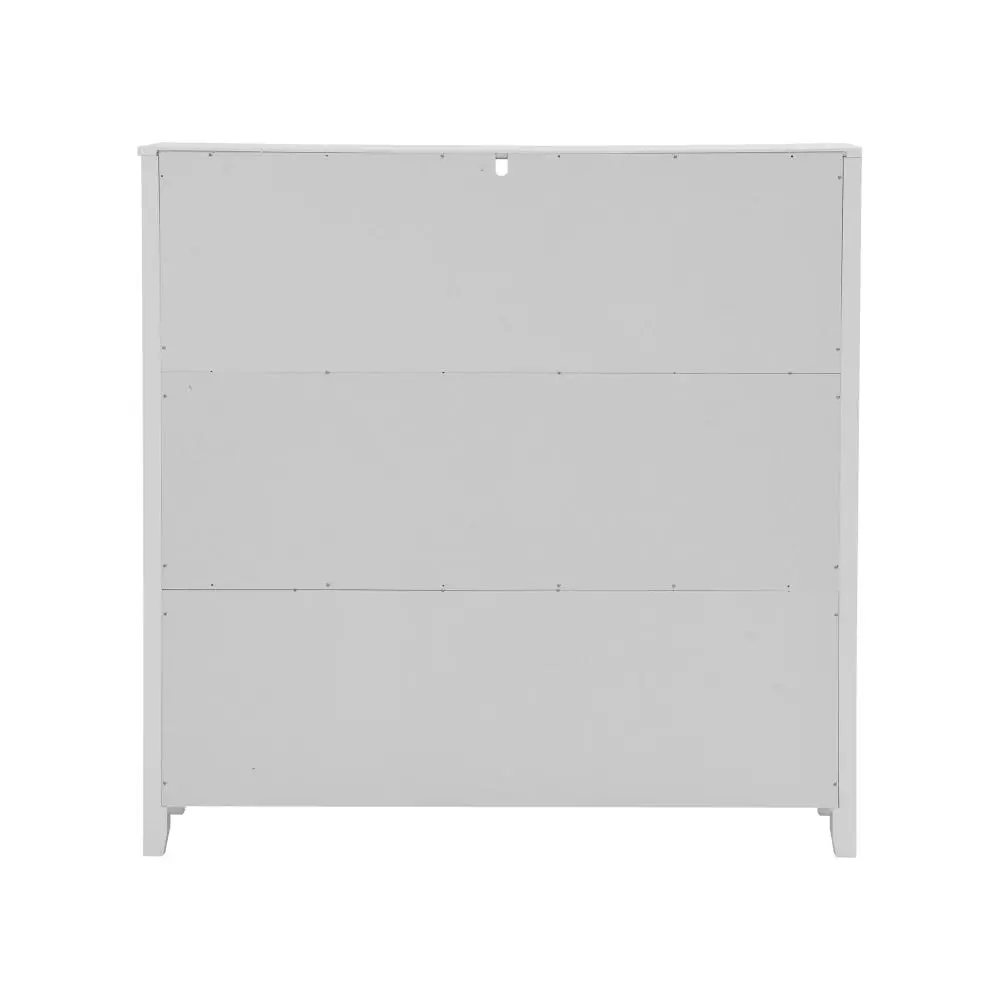 Design Square Oliver Modern 3-Tier 9-Cube Bookcase Display Cabinet - White