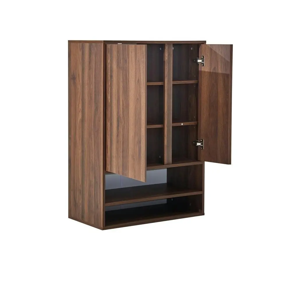 Design Square Modern Shoe Rack Storage Cabinet Brown