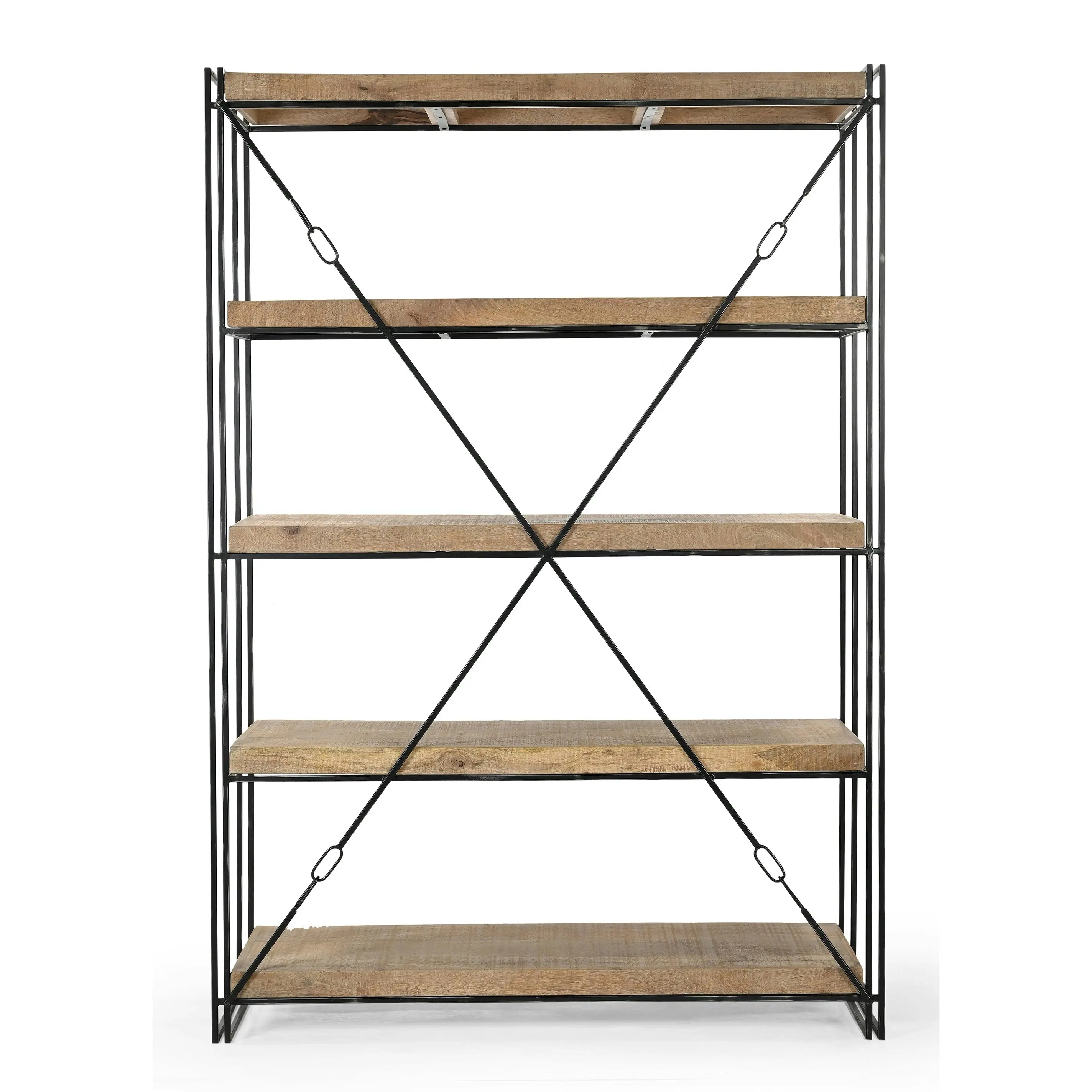 Exo Expedition Industrial Rustic Bookcase Display Cabinet