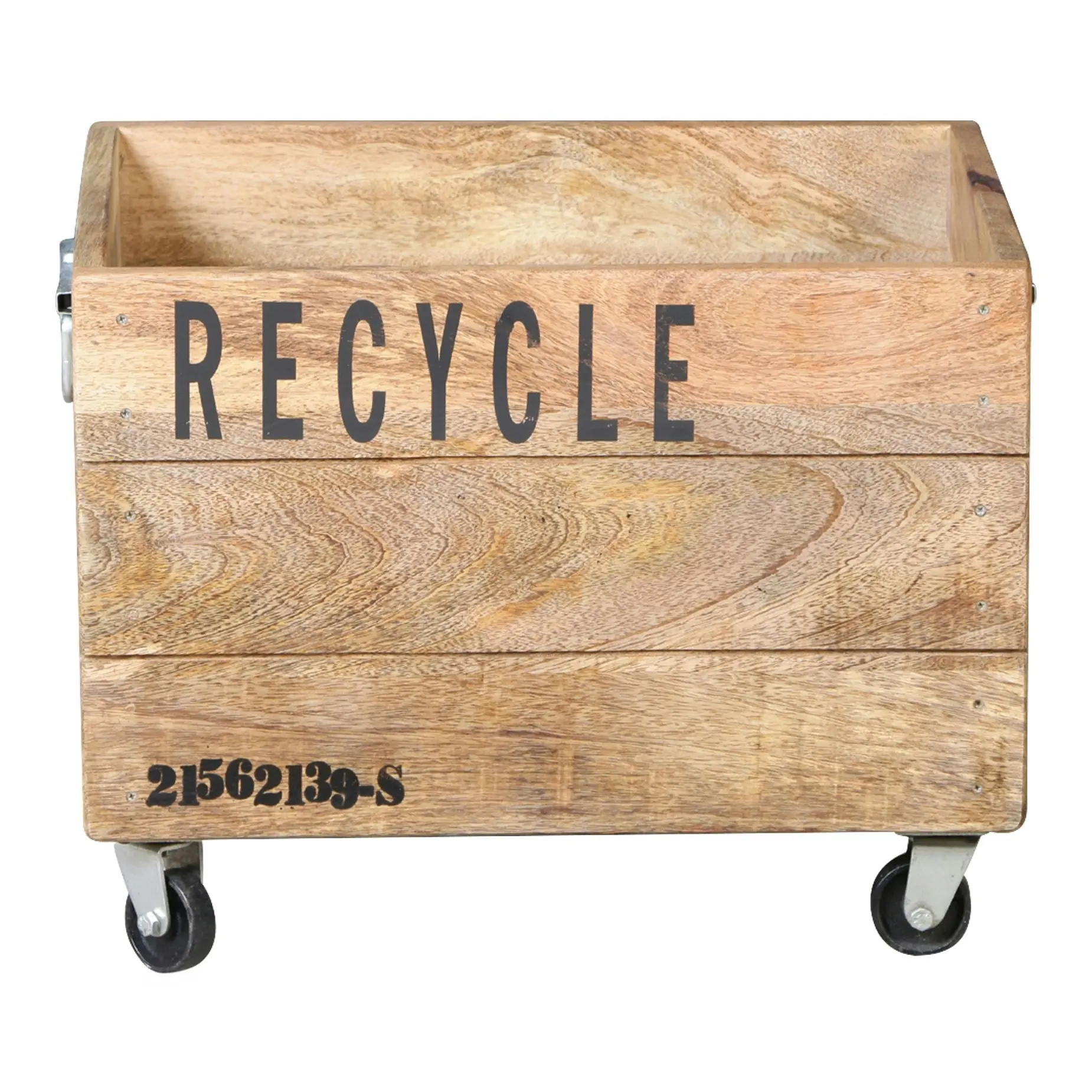 Wagon Industrial Rustic Basket On Cast Iron Wheels