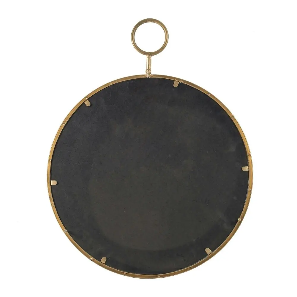 Chrono Time Piece Ready Hang Round Pendant Wall Mirror