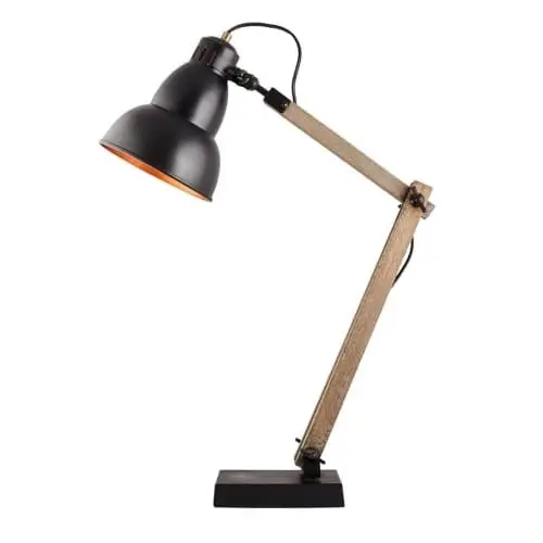 New Oriental Enda Ki Antique Table Lamp - Black