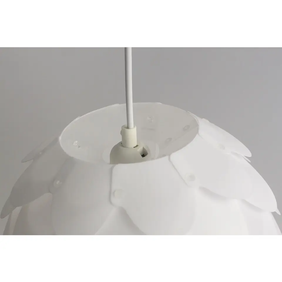 Orion PVC Hanging Pendant Lamp Oval Shape - White