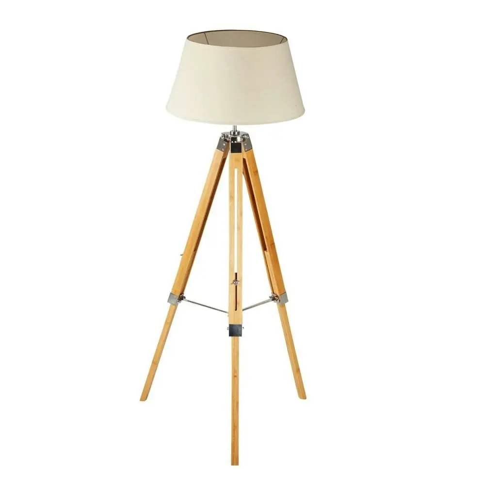 New Oriental Rubi Classic Tripod Floor Lamp - Natural