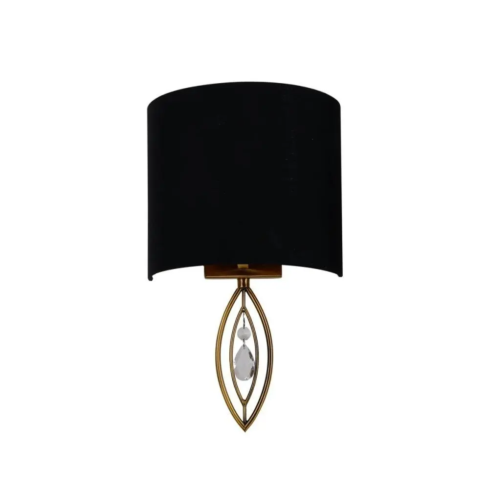 Greta Modern Elegant Wall Lamp Reading Light - Black