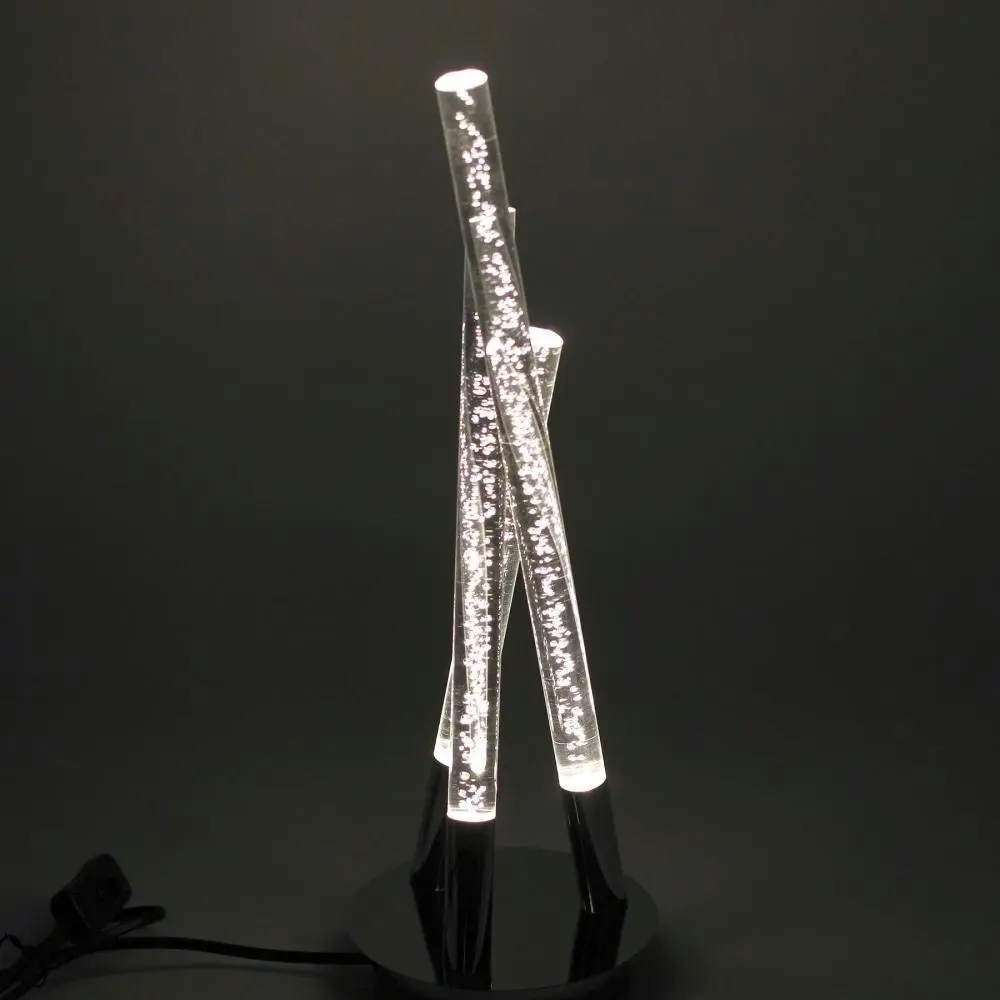 Extro LED Modern Elegant Table Lamp Desk Light - Chrome