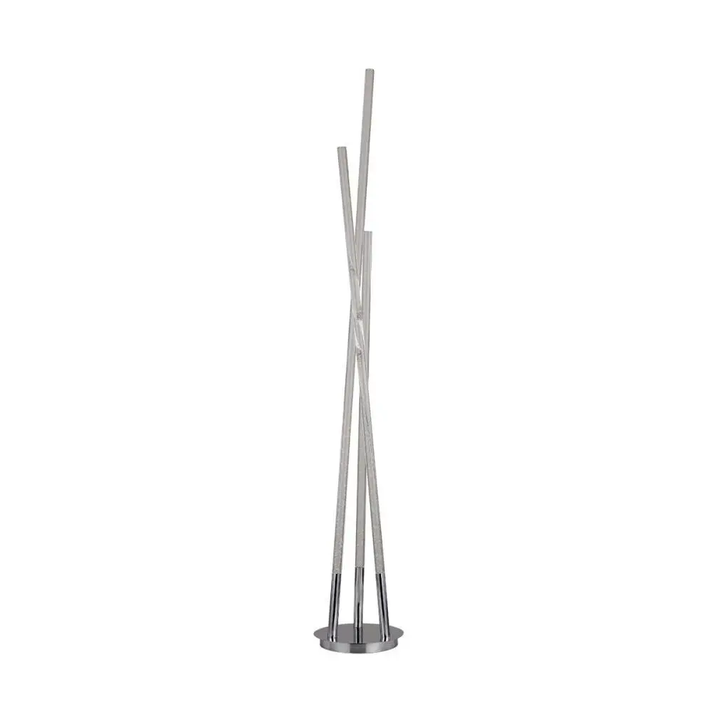 Extro LED Modern Elegant Free Standing Reading Light - Chrome