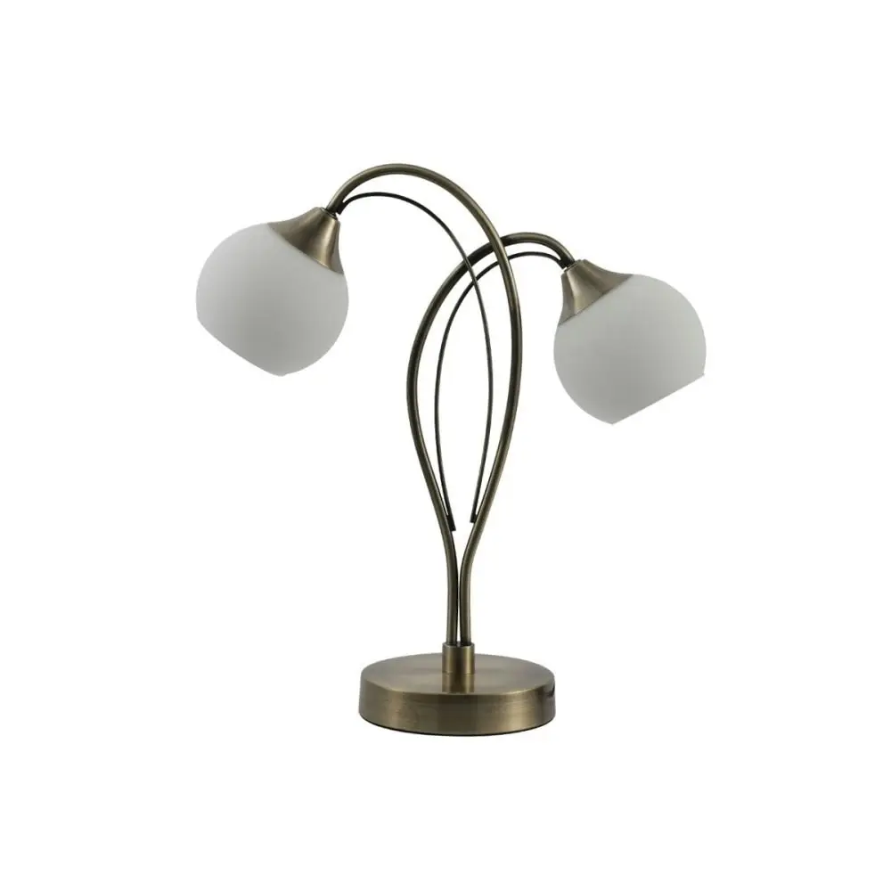 Milan Modern Elegant Table Lamp Desk Light - Antique Brass