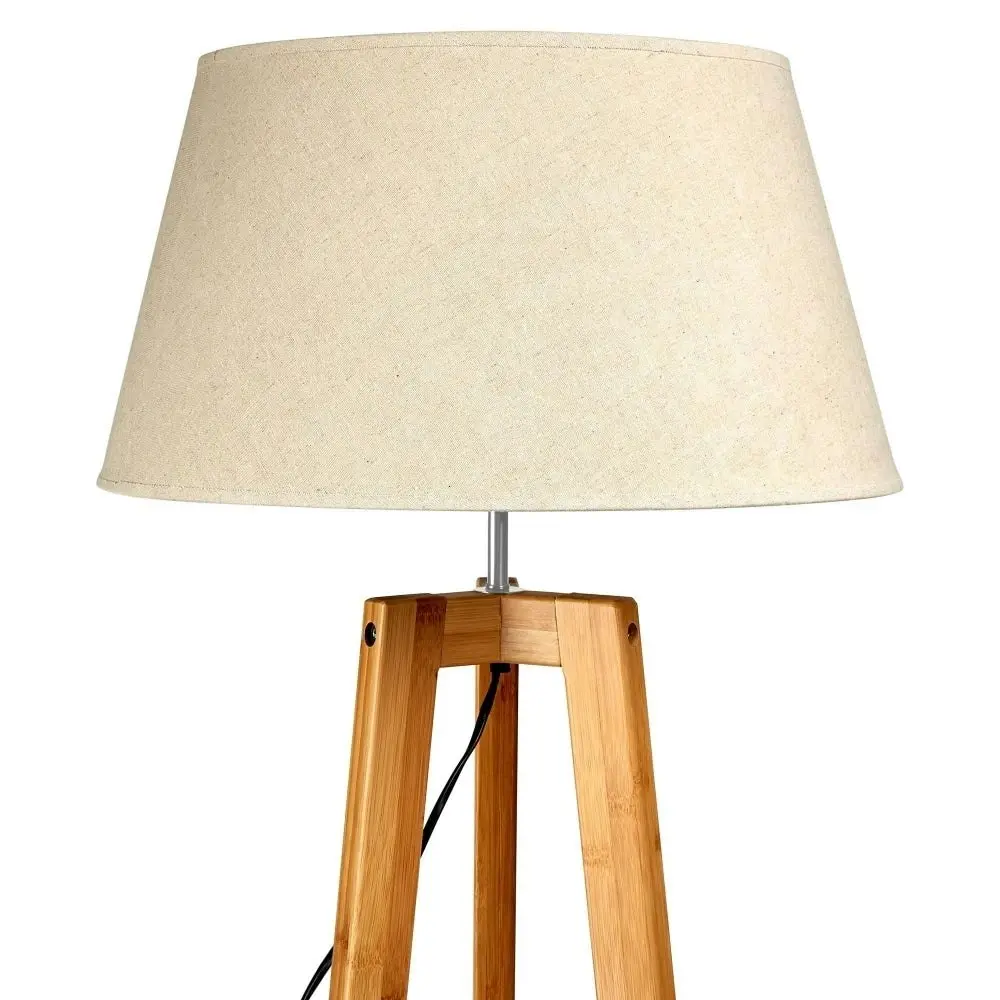 New Oriental Diogo Classic Tripod Floor Lamp - Natural