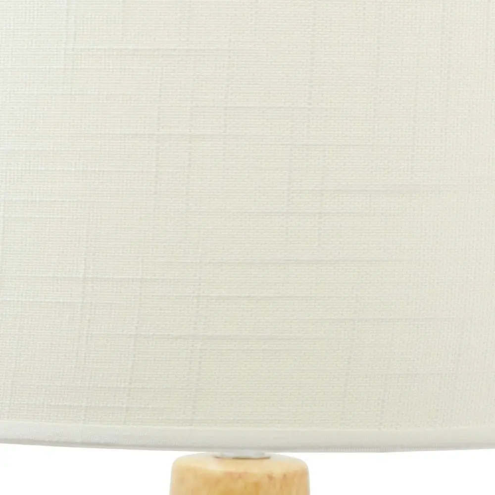 Docel Ceramic Base Table Desk Lamp - Yellow / White