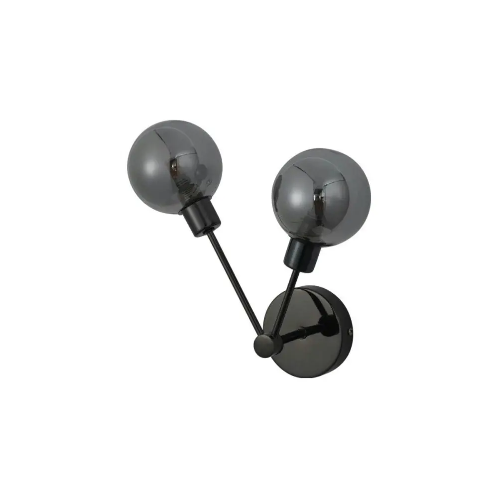 Sue Modern Elegant Wall Lamp Reading Light - Black Chrome