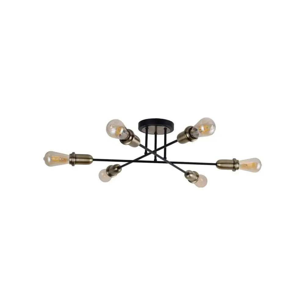 Lynsey Modern Elegant Pendant Lamp Ceiling Light - Black