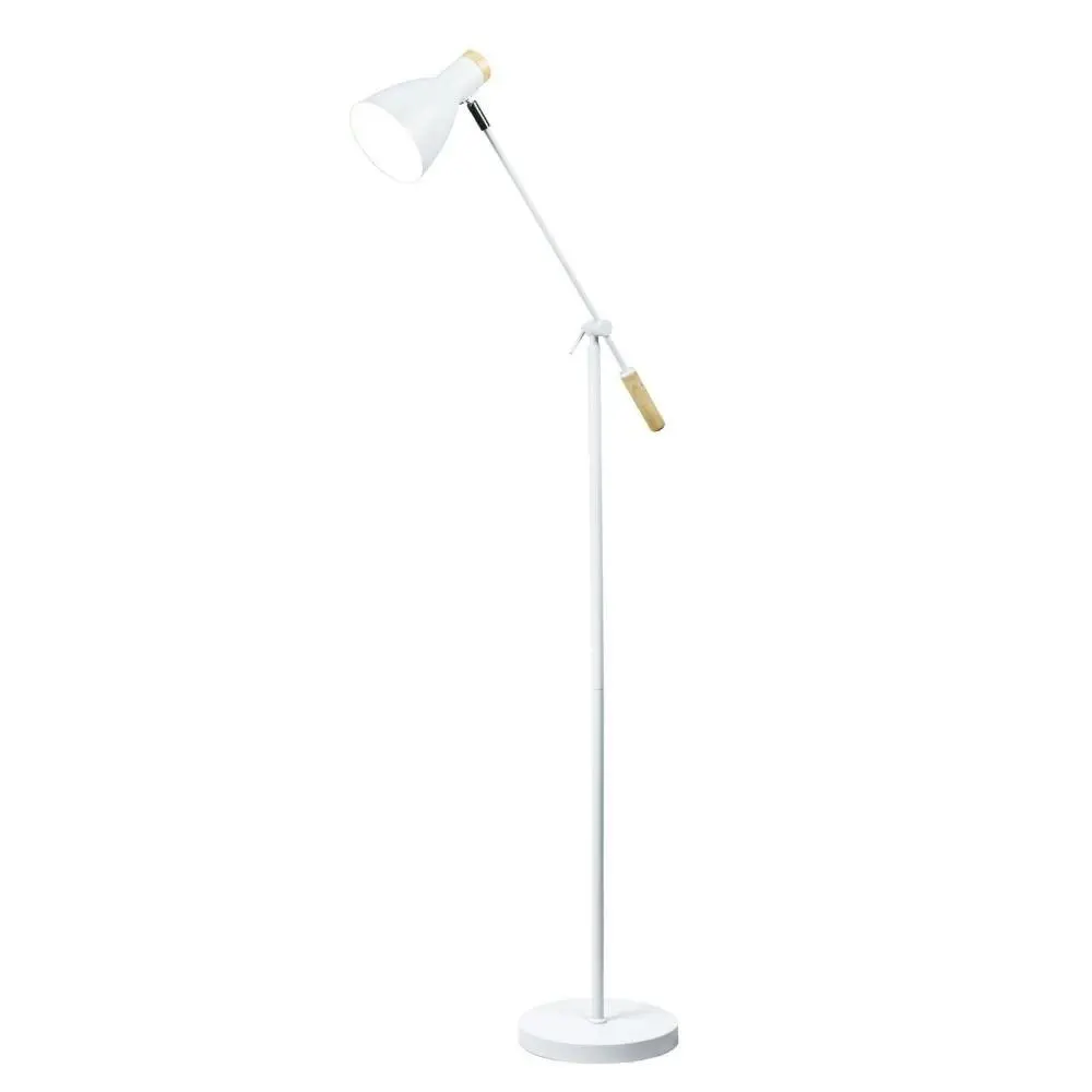 Scandinavian Style Adjustable Floor Lamp - White