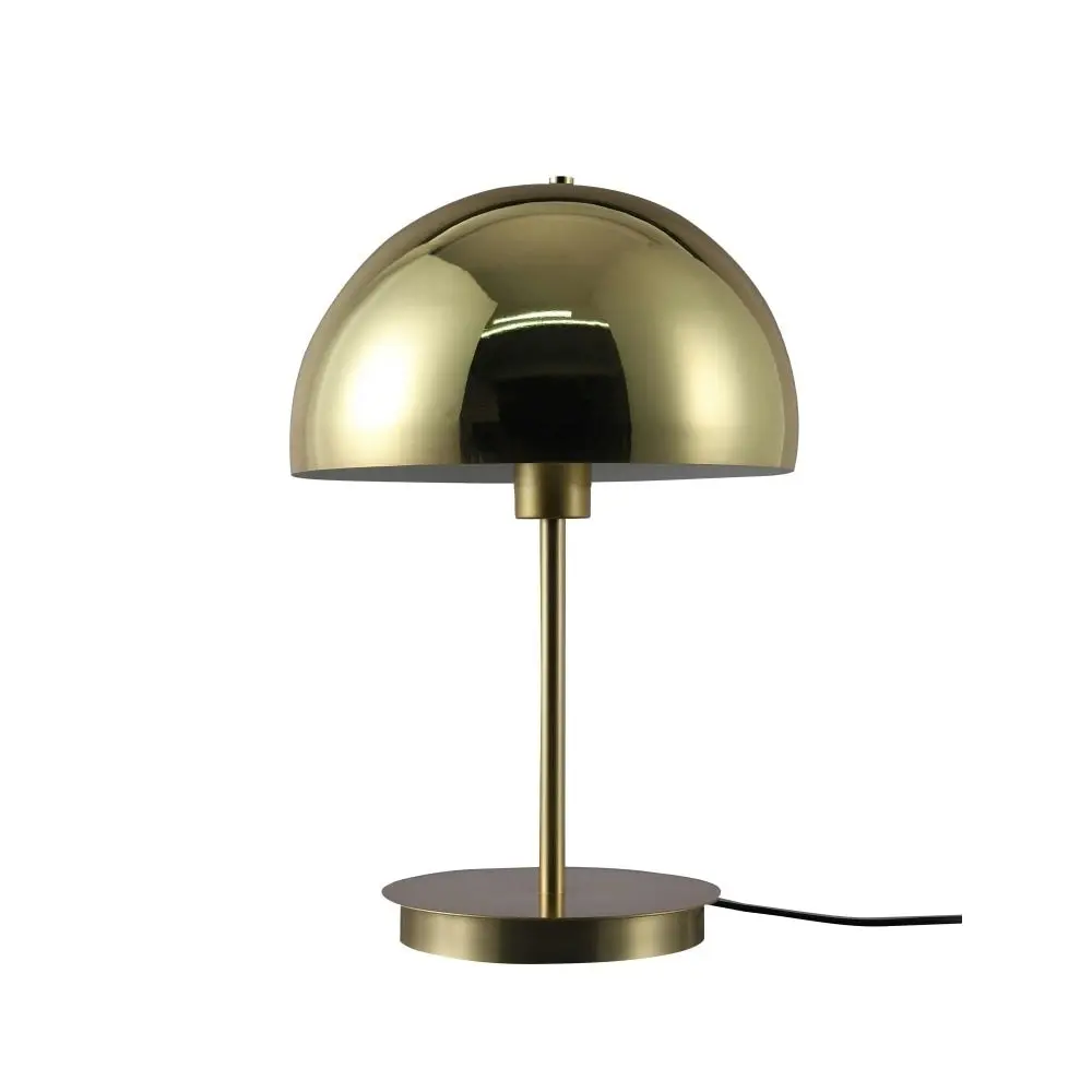 Toro Modern Semi Orb Metal Table Lamp Light Gold