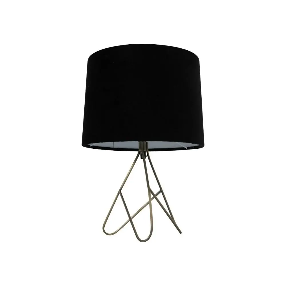 Macina Modern Elegant Table Lamp Desk Light - Antique Brass & Black