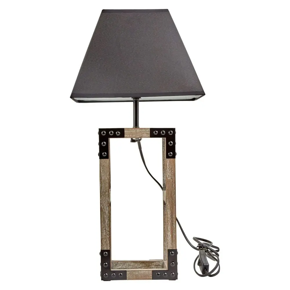 New Oriental Mather Classic Square Table Lamp - Black