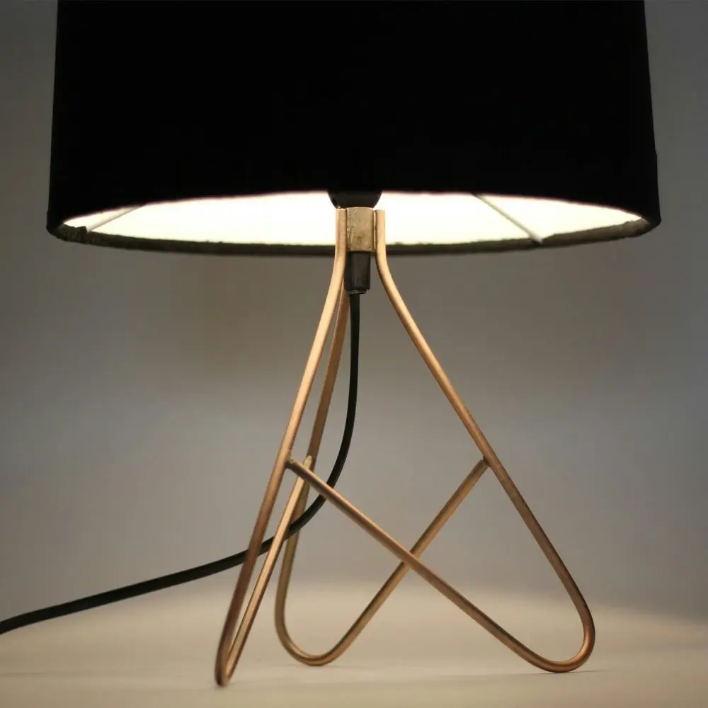 Macina Modern Elegant Table Lamp Desk Light - Copper & Black