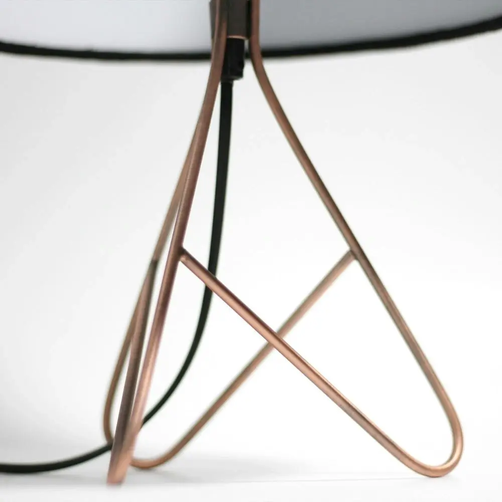 Macina Modern Elegant Table Lamp Desk Light - Copper & Black