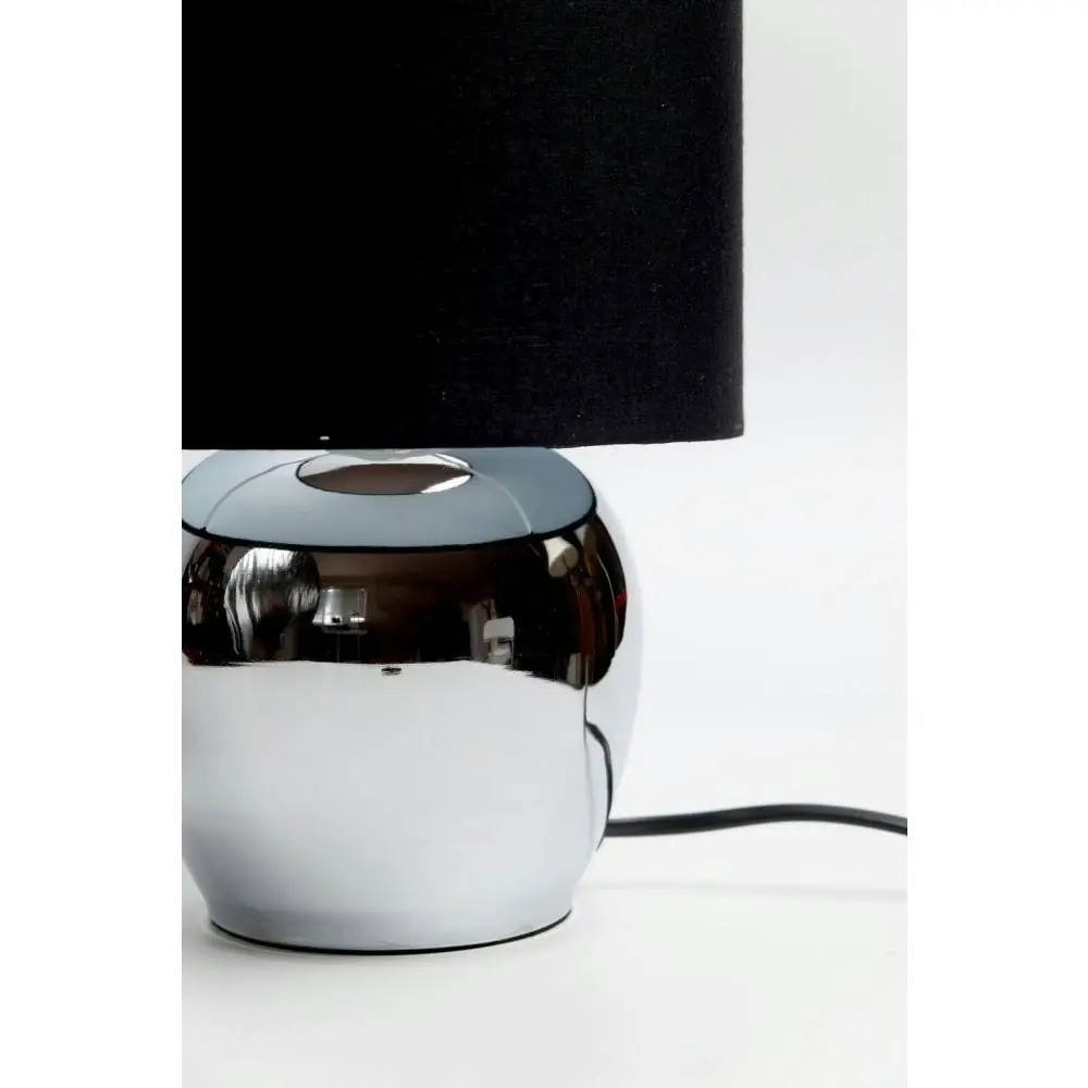 Freya Touch Table Desk Lamp Chrome Base - Black Shade