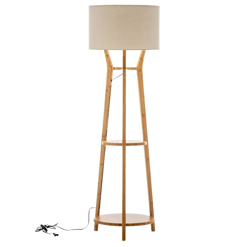 New Oriental Jordyn Classic Tripod Floor Lamp - Natural