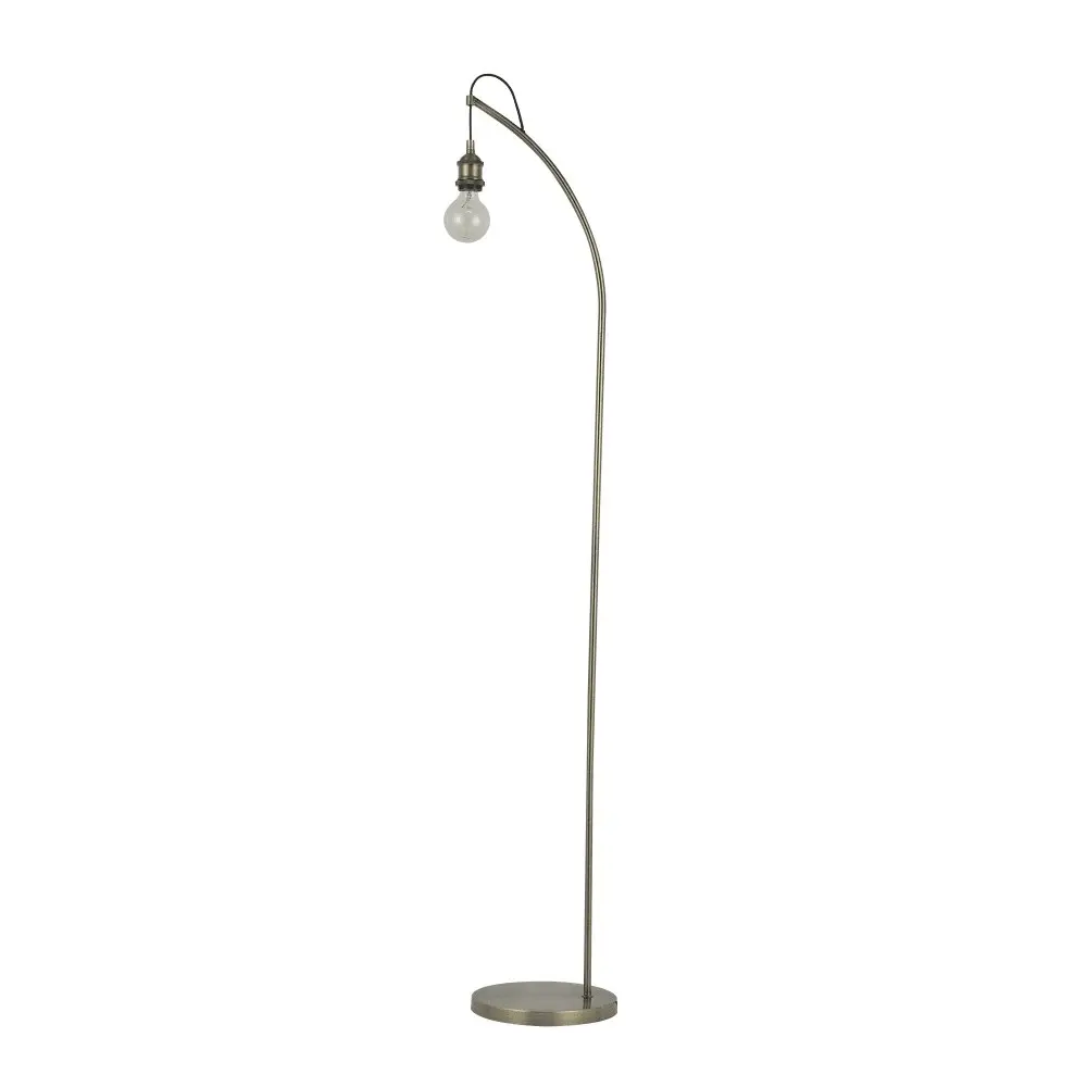 Nico Slim Standing Floor Lamp Drop Light - Antique Brass