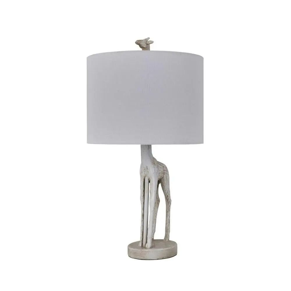 Giraffe Standing Modern Elegant Table Lamp Desk Light - White