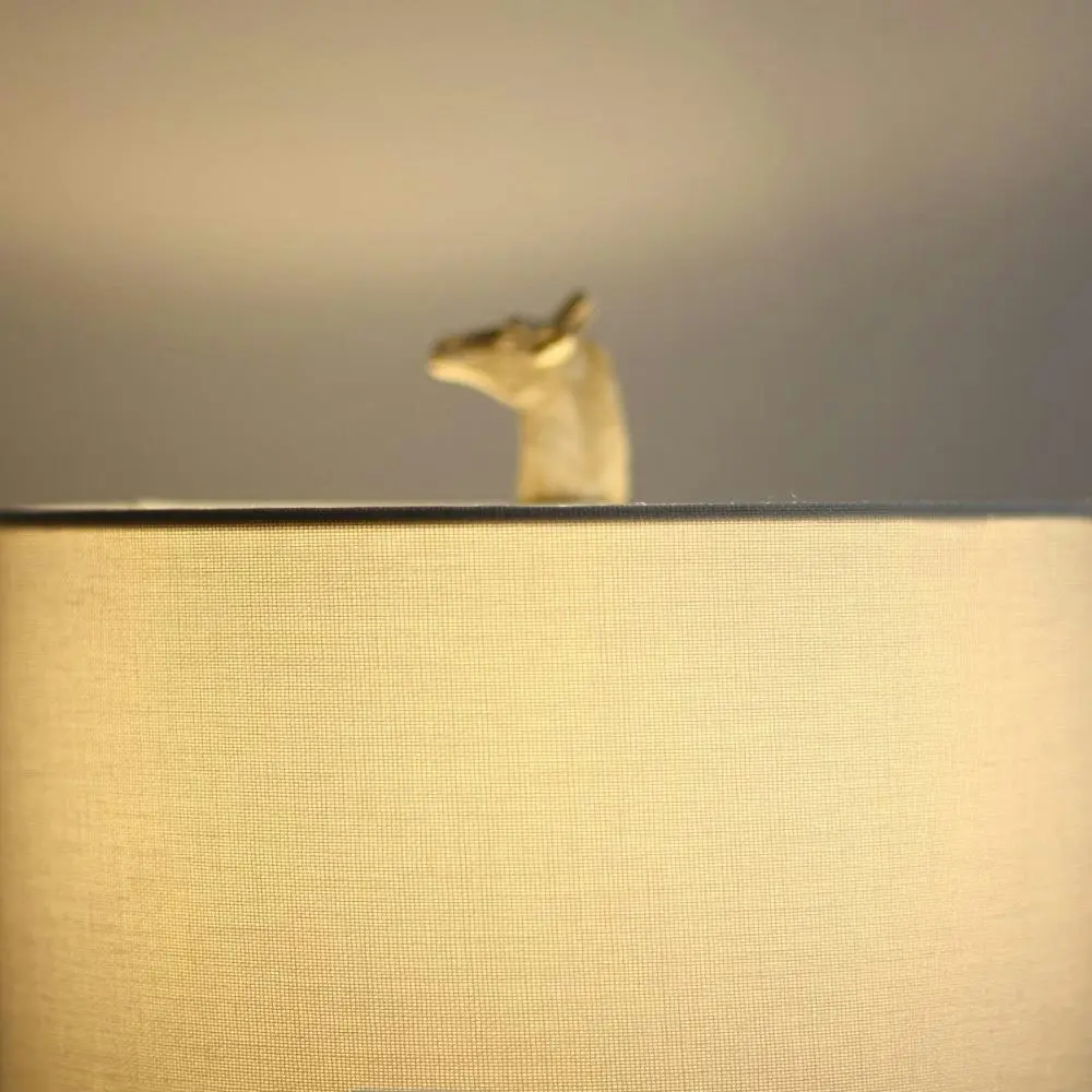 Giraffe Standing Modern Elegant Table Lamp Desk Light - White