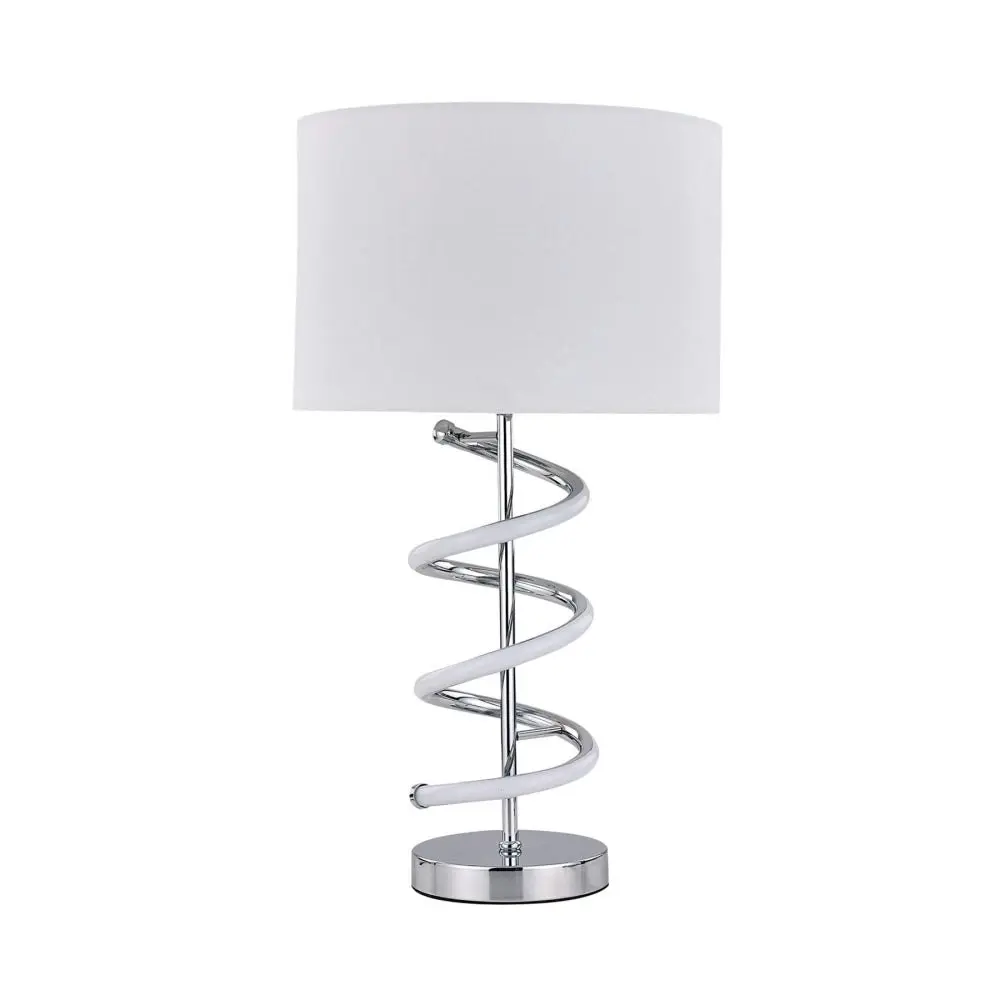 Carly Modern Elegant Table Lamp Desk Light - Chrome