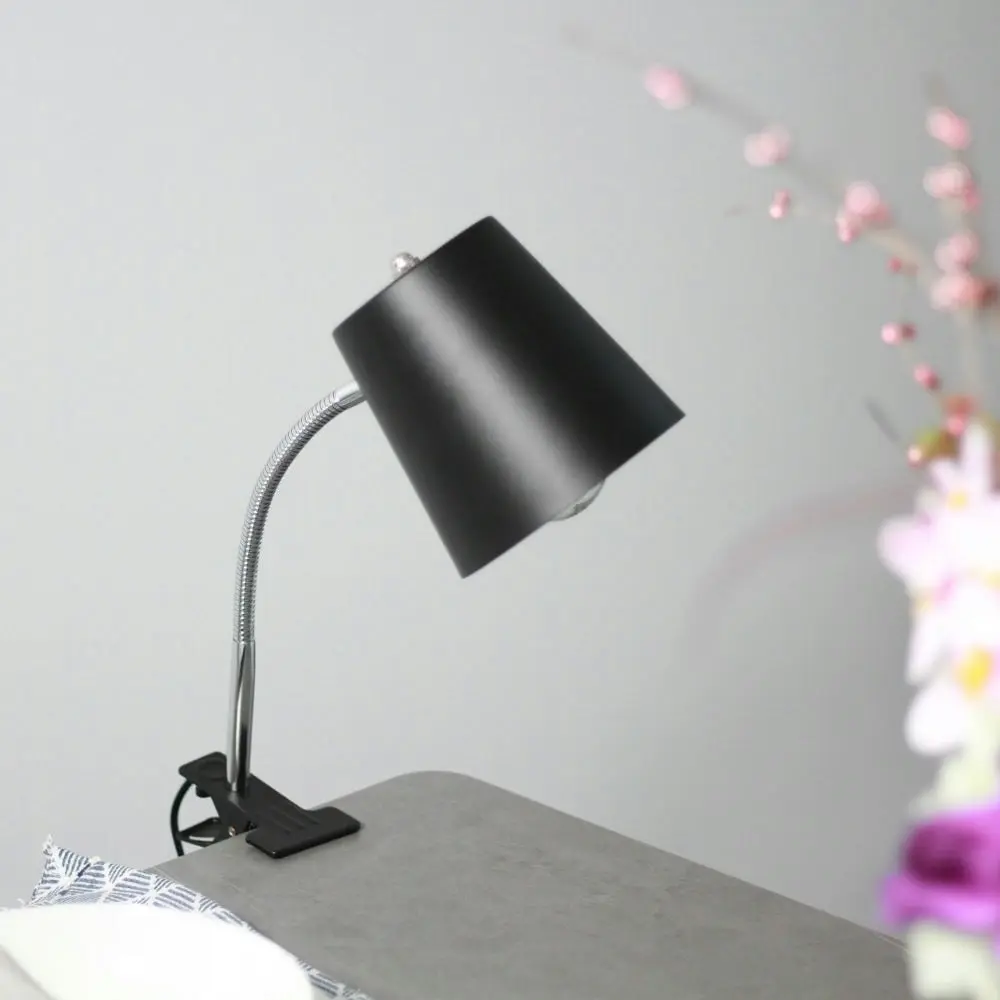 Anne Modern Scandinavian Clip Table Lamp Light Black