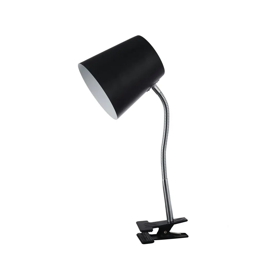 Anne Modern Scandinavian Clip Table Lamp Light Black