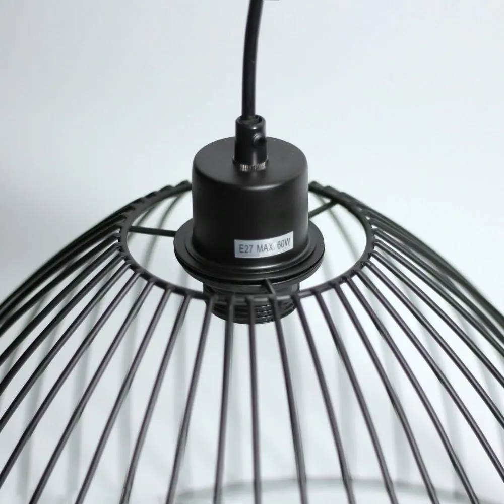 Gale Modern Metal Pendant Lamp Light Black