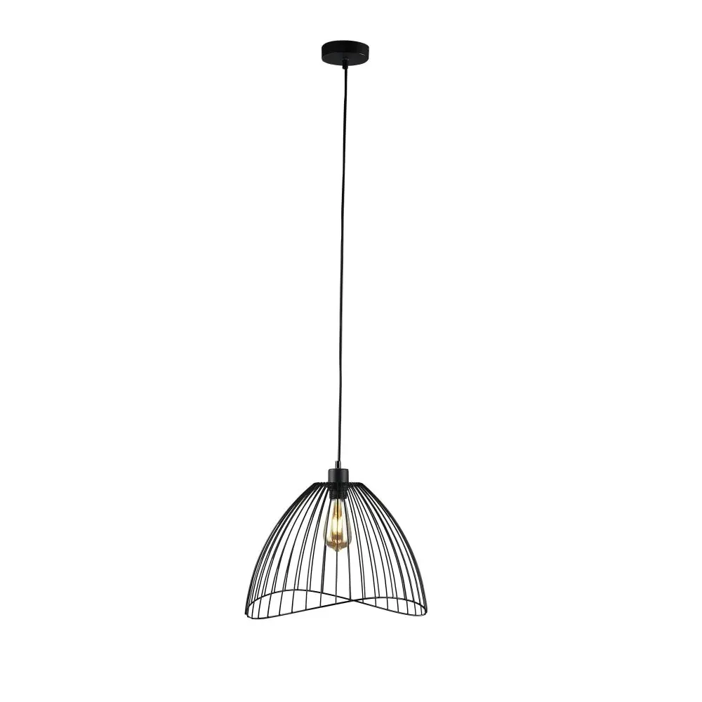 Gale Modern Metal Pendant Lamp Light Black