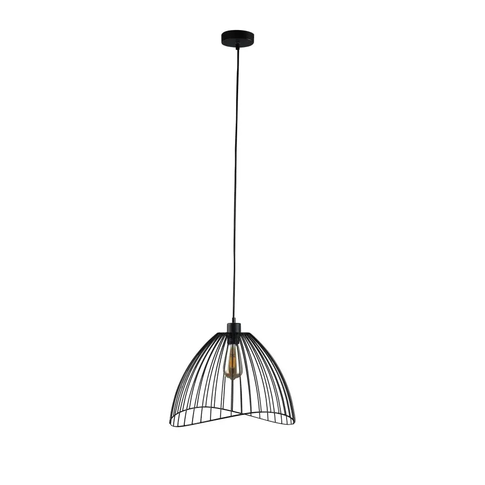 Gale Modern Metal Pendant Lamp Light Black