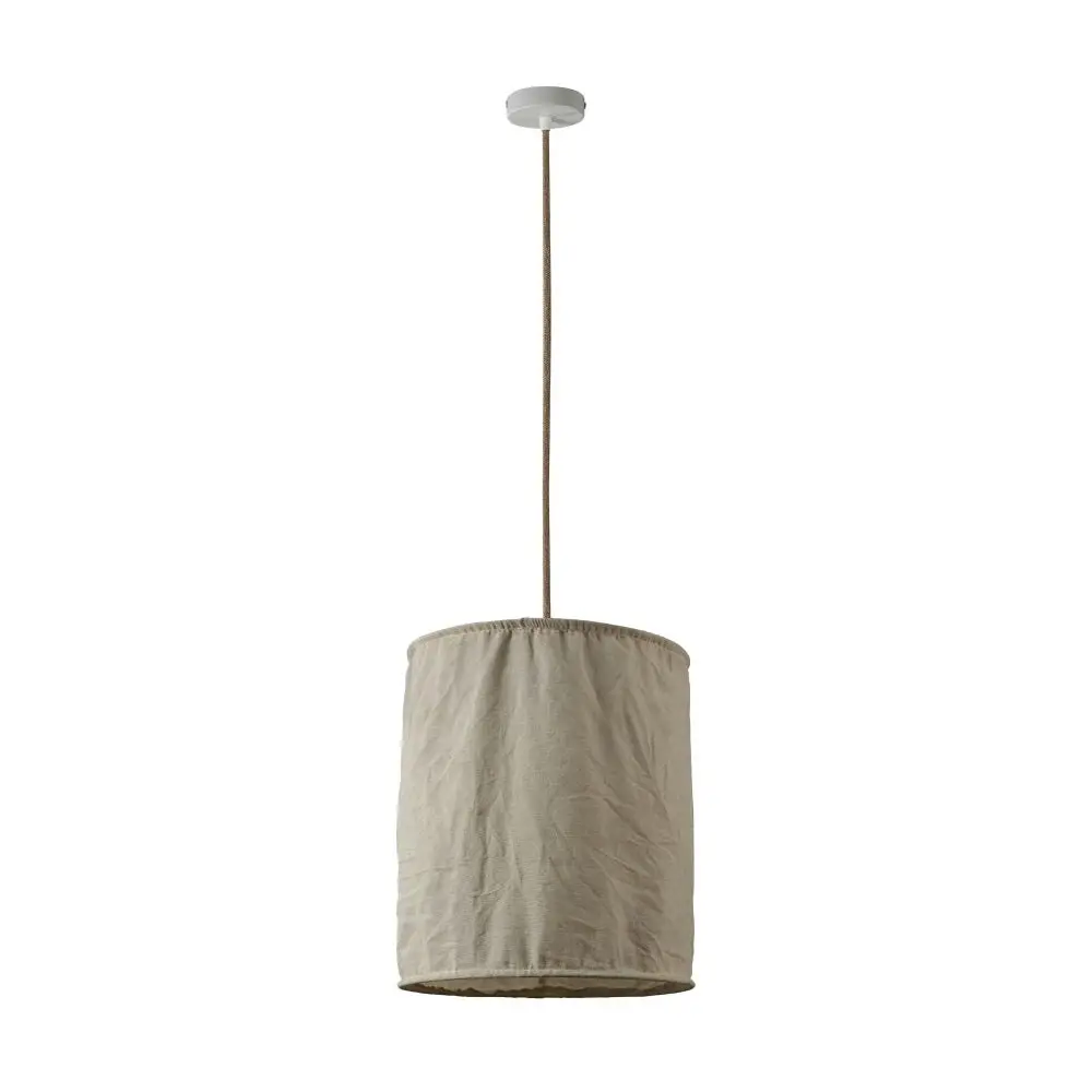 Kidika Linen Pendant Lamp Light Natural Large