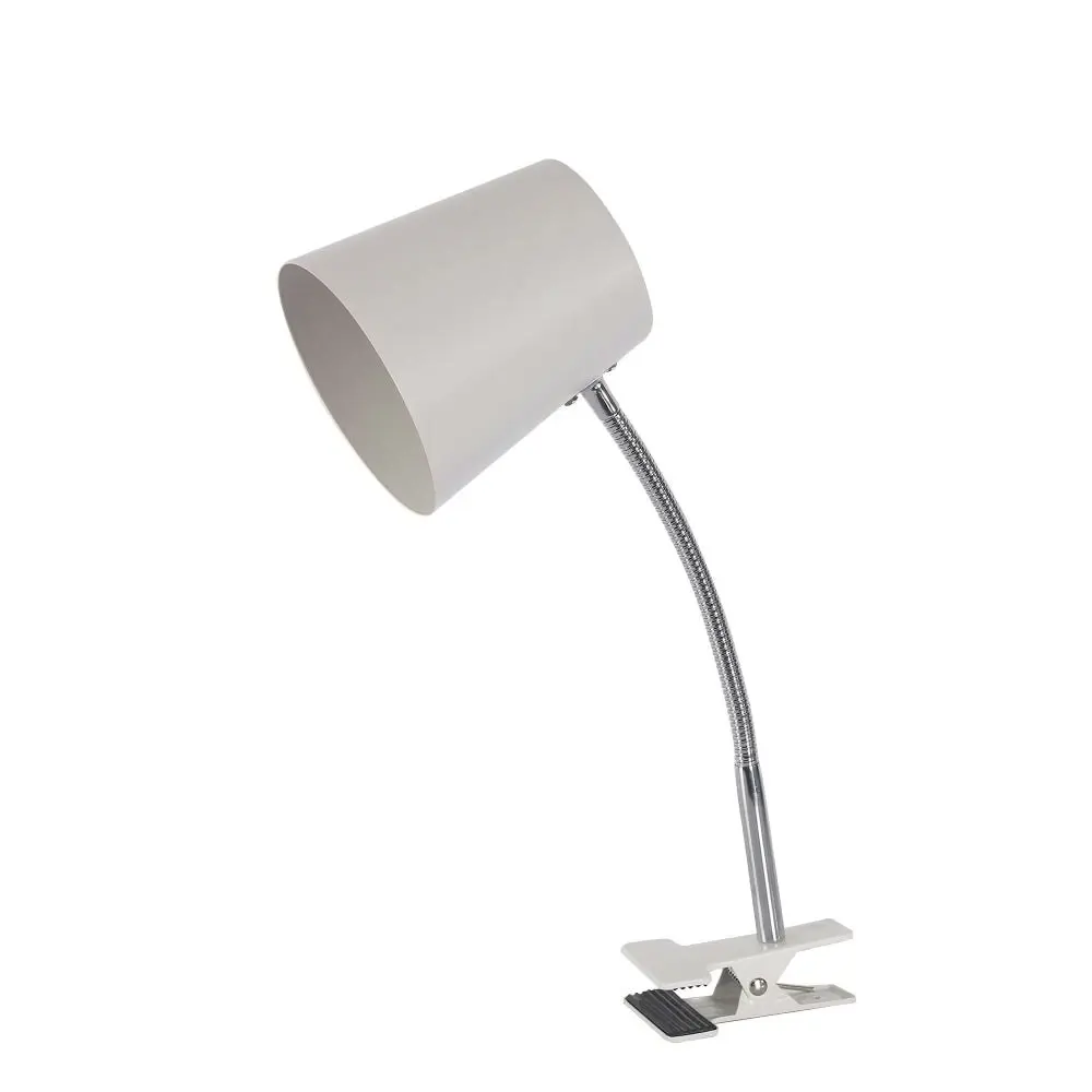 Anne Modern Scandinavian Clip Table Lamp Light White