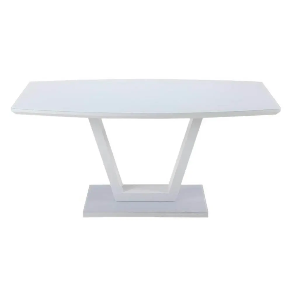 Raimon Furniture Moskov Rectangular Kitchen Dining Table 160cm - White