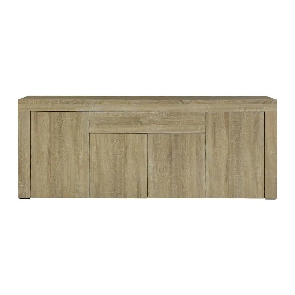 Buffet Sideboard Cabinet Storage 4 Doors Cupboard Hall Wood Hallway Table