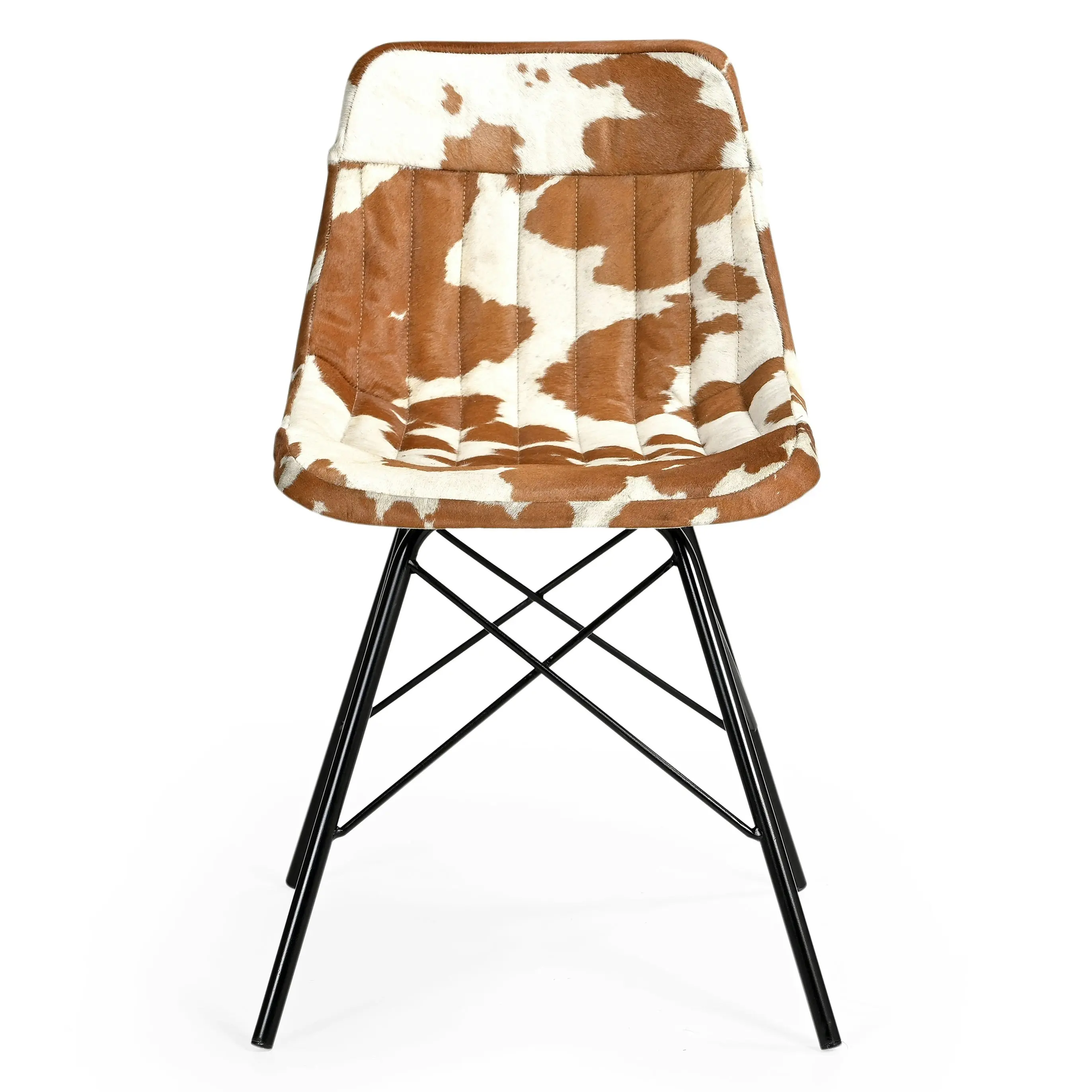 Set Of 2 Eames Replica Inspired Cozy Cowhide Dining Chair