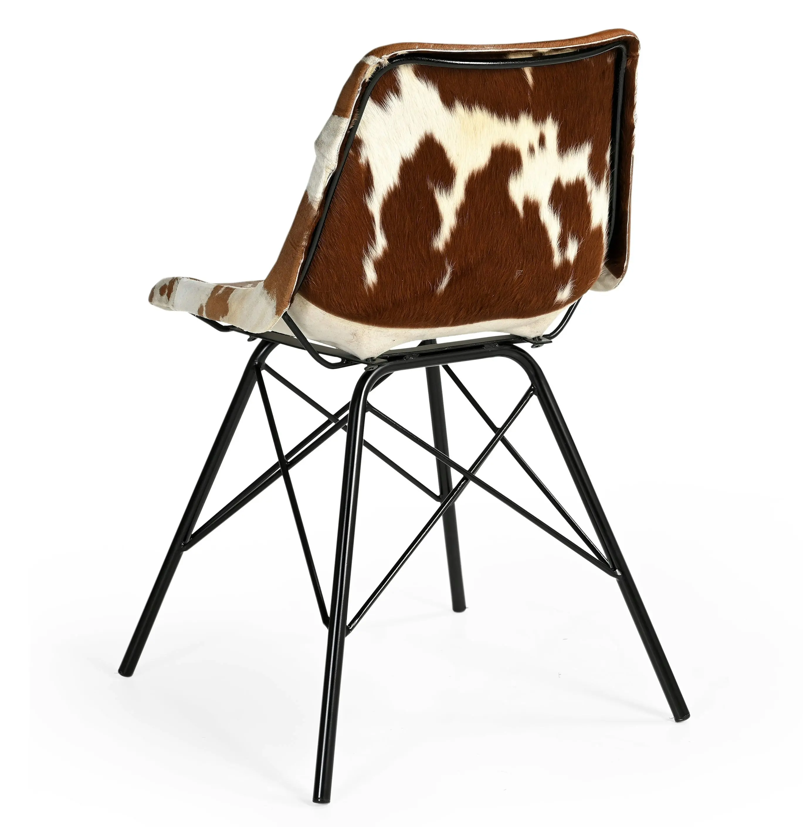 Set Of 2 Eames Replica Inspired Cozy Cowhide Dining Chair