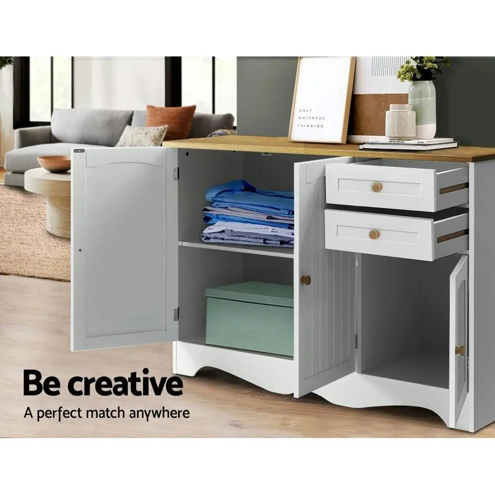 Buffet Sideboard Storage Cabinet Kitchen Cupboard Drawer Table Hallway