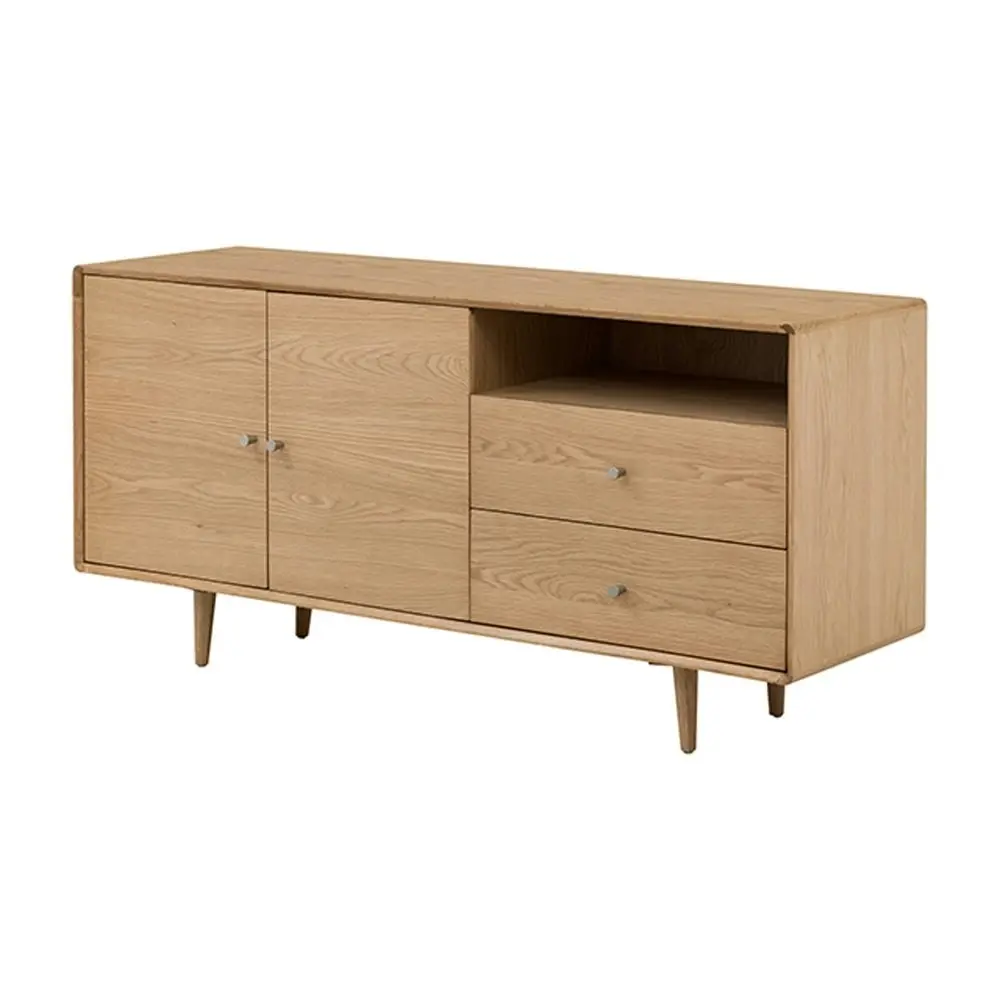 6IXTY Niche Buffet Unit Sideboard Wooden Storage Cabinet - Natural