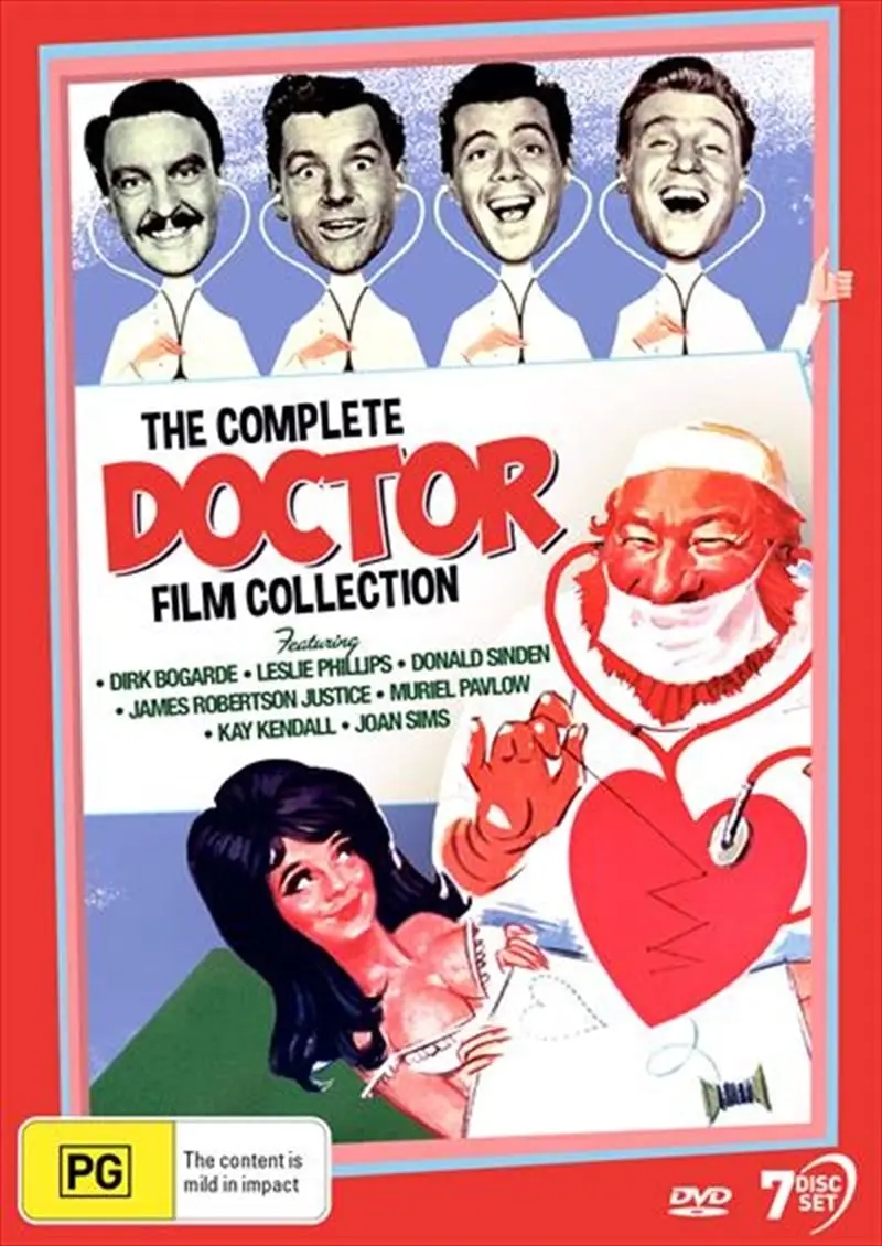 The Complete "Doctor" Film Collection, DVD