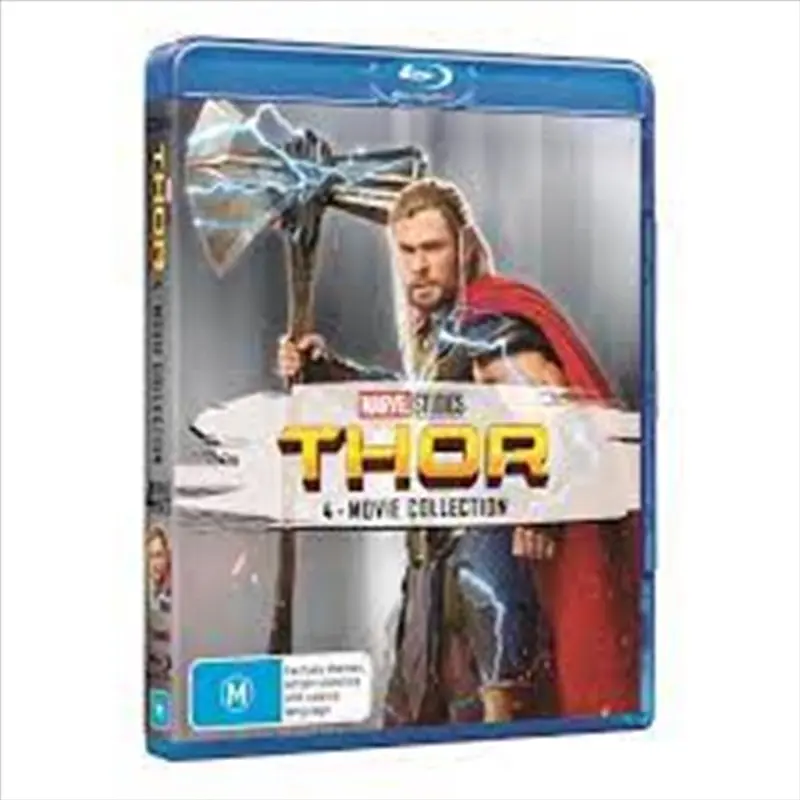 Thor Thor The Dark World Thor Ragnarok Thor Love And Thunder Quadruple Pack Blu ray